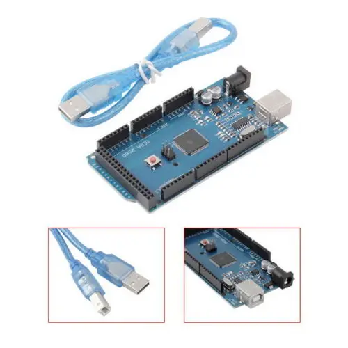 MEGA2560 Mega 2560 R3 REV3 ATmega2560-16AU CH340G плата на usb-кабель совместимый с arduino без USB линии |