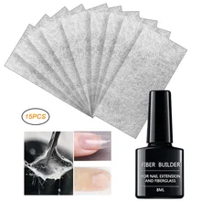 Набор для ремонта наращивания ногтей из стекловолокна, прозрачный длинный гель для наращивания ногтей, набор для маникюра, инструмент для ногтей