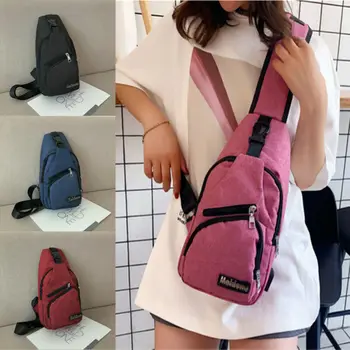 

Men Women Sport Casual Sling Bags Chest Shoulder Crossbody Satchel Messenger Bag