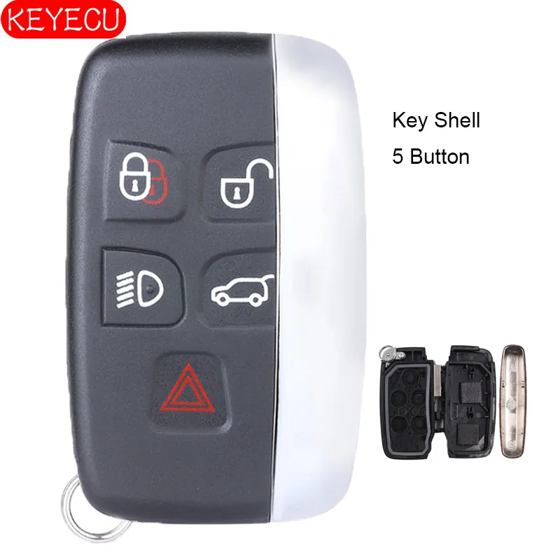 Чехол для автомобильного ключа 5 кнопок Land Rover Range Sport LR4 Evoque 2010 2011 2012 2013 | Автомобили