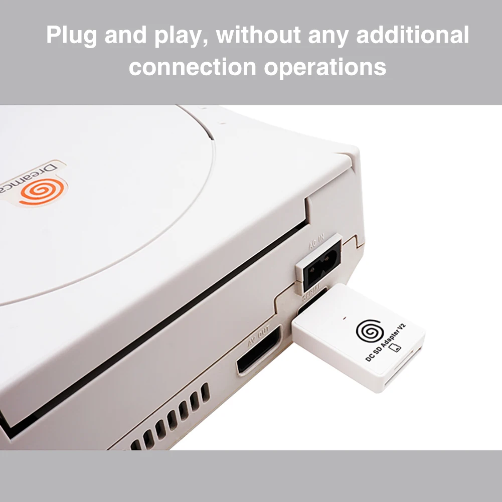 Adaptador para Sega Leitor de Cartão Conversor para Sega sd com - Dreamcast Carregador Dreamshell Atualização sd tf Vmu cd - Image 2