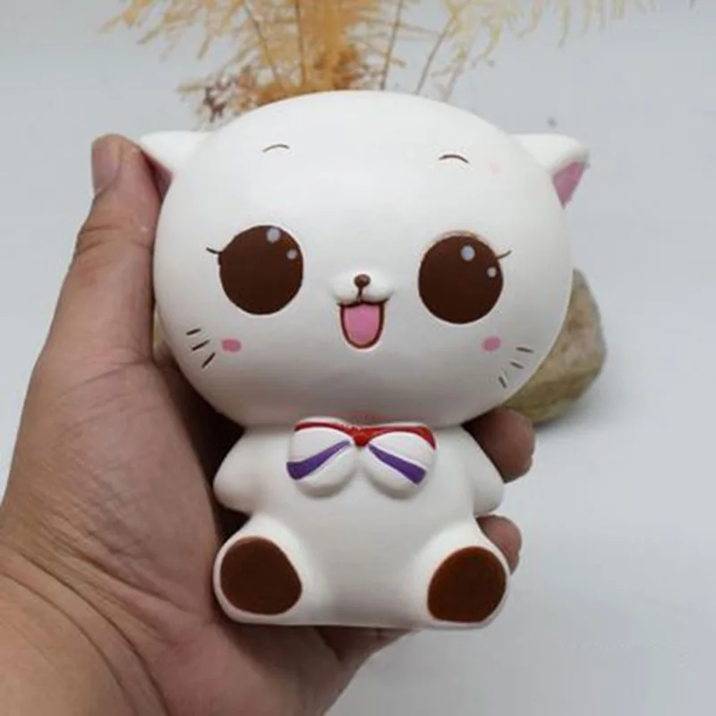 Моделирование Bowtie кошка офис декомпрессионные игрушки PU медленный отскок детские игрушки для снятия стресса лучшие подарки