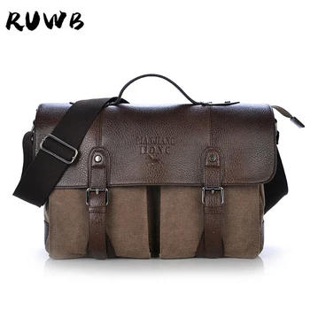 

Canvas Men Messenger Bags 2020 Retro Briefcase Man Business Canvas Tote Bag Men Shoulder Bag Large Capacity Male Travel Handbag