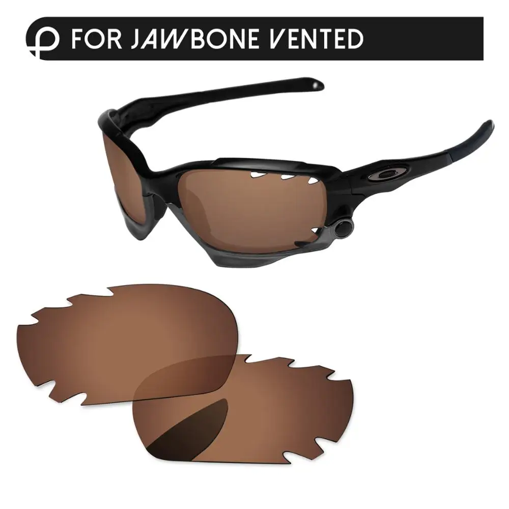 Papaviva медь коричневый поляризованные Сменные линзы для Jawbone Солнцезащитные очки с отверстиями рамка UVA и UVB Защита