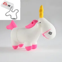 Флешка Миньон USB флеш-накопитель 16GB USB флеш-накопитель 32G милый флеш-накопитель Единорог U диск 64gb флеш-накопитель лучший подарок для девочки