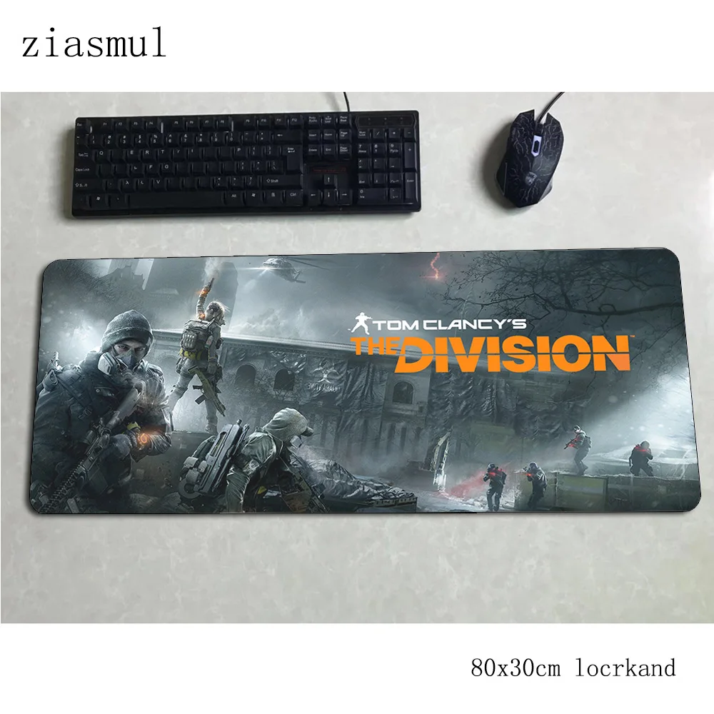 Tom clancy's the division padmouse 80x30 см игровой коврик для мыши игровой большой коврик для мыши геймерский компьютерный Настольный коврик notbook mousemat pc