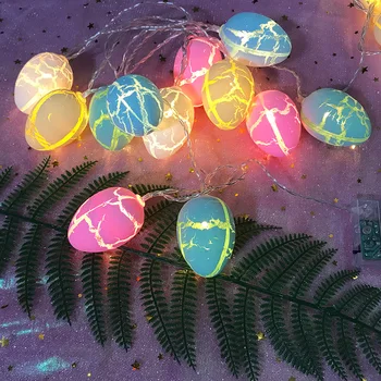 

Hot New 1.8m/3.2m/4.8m Easter Decoration LED Light String Color Changing Light Happy Ester Outdoor Holiday Light Home Decoration