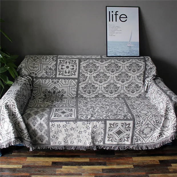 Design 2 Многофункциональное пледы одеяло серый плед Slipcover Cobertor диван Чехол нескользящее сшитое одеяло s рождественские украшения для дома - Цвет: Design 2
