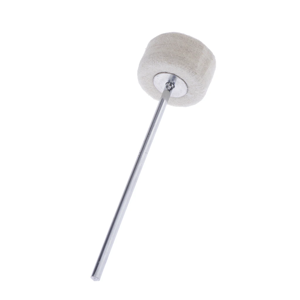 Drum Pedal Beater Mallet Felt Handle Bass Drum Pedal Beater Percussion Instrument Parts