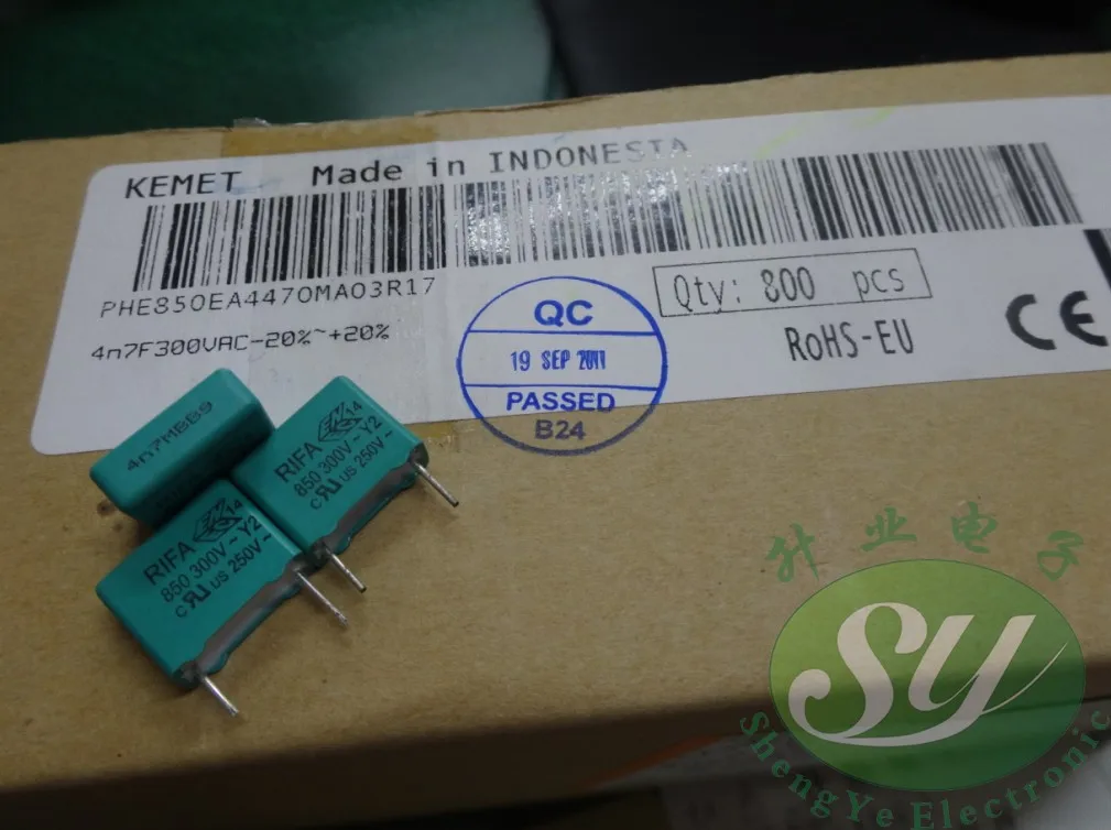 20 шт./50 шт. RIFA PHE850 0 0047 мкФ/300vAC 4.7nf 4700pf 4n7 472 Новая пленка конденсатор бесплатная