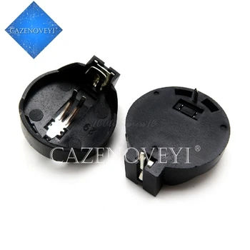 

10pcs/lot Black Round Button Battery Holder Case for CR2032 2016 2025 In Stock
