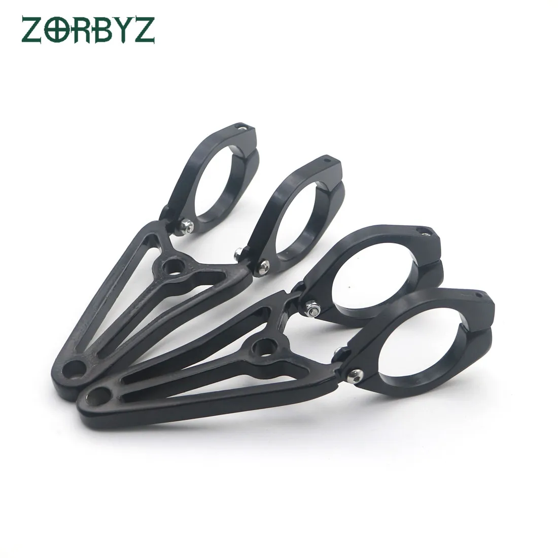 ZORBYZ мотоцикл Кронштейн, крепление для фары 41 мм металлическая вилка поворота Зажимы для осветителей Подходит для Honda Kawasaki Suzuki