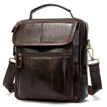 

New Men's Bag Genuine Leather Crossbody Bags For Men Messenger Bag Men Leather Designer Men's Shoulder Bags Male Handbag