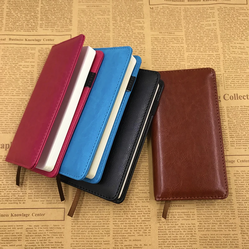 Planificateur De Poche Multifonction A7 En Cuir Pu Carnet Bloc