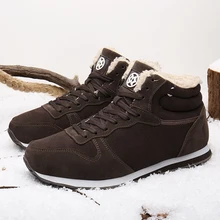 Женская зимняя обувь, теплые мужские плюшевые зимние ботинки, наш дизайн с лакированной подошвой, zapatos de mujer размера плюс 36-48