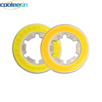 

43mm Round COB Chip LED Light Source for Indoor Lighting Lamps 5W 15V LED Bulb Warm Day Cold White Color 43mm Ring COB Lights
