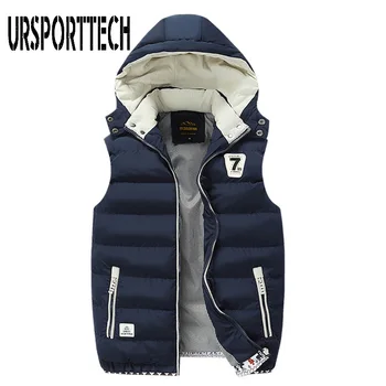 

2020 New Arrival Brand Men Sleeveless Jacket Winter Thick Warm White Duck Down Vest Male Slim Vest Mens Windproof Warm Waistcoat