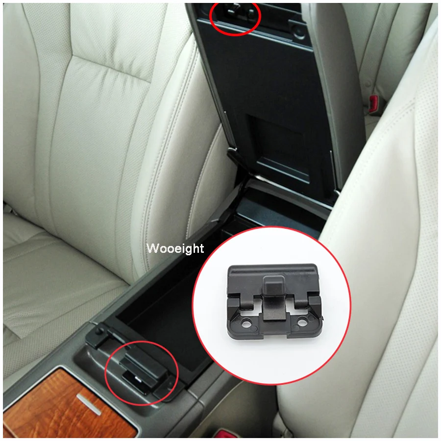 Wooeight 1x Car Center Console Armrest Cover Lock Latch Lid 5890833030
