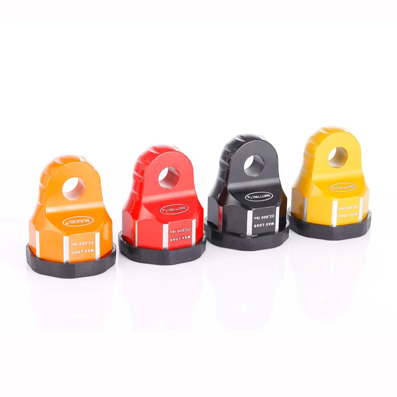 Winches hook Off-road modified trailer hook connector car winch aluminum head rope guide winch rope guide