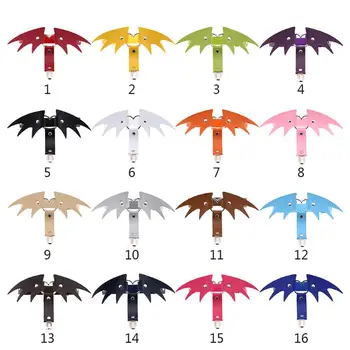 

Women Halloween Punk Heart Wings Garter Belt Faux Leather Adjustable Thigh Ring