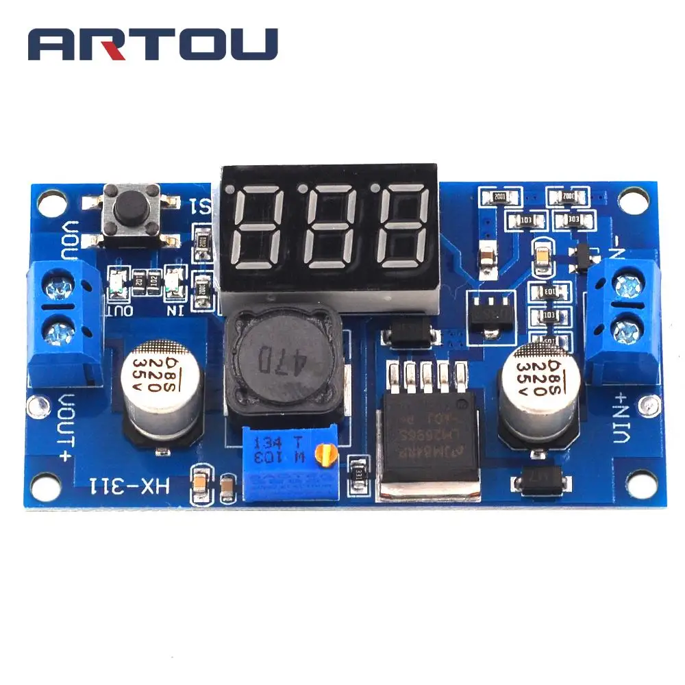 Lm2596 Lm2596S Power Module + Led Voltmetro Dc-Dc Regolabile Step-Down Il Modulo Di Alimentazione Con Display Digitale