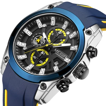 

Waterproof fashion men luxury silicone band sport style Quartz watch black color top quality Quartz Wrist watch 0914-03