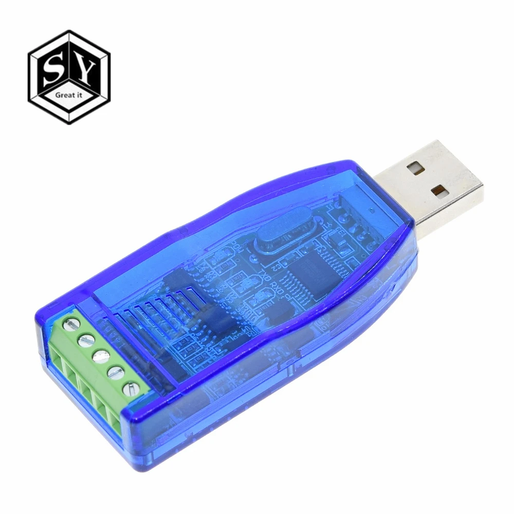 Преобразователь GREAT IT Industrial с USB на RS485/422 преобразователь CH340 RS485 защитой от