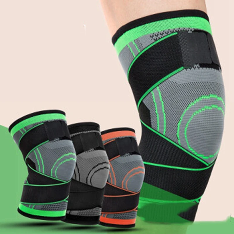 

1 Pair Men Women Knee Support Compression Sleeves Joint Pain Arthritis Relief Running Fitness Elastic Wrap Brace Knee Pads With