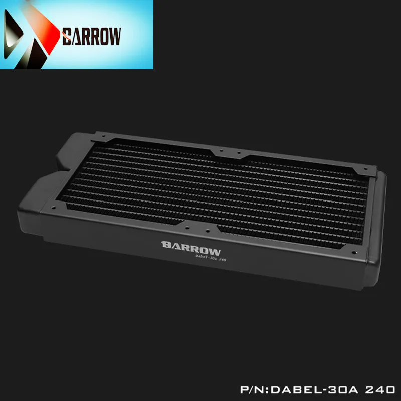 Курган Dabel-30a 240 медный радиатор 30 мм Толщина компьютерное водяное охлаждение можно установить два 120 вентилятора, радиатор