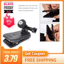 Зажим для сумки, кронштейн для рюкзака Insta 360 EVO 3D VR 360, аксессуары для камеры, держатель, зажим для Insta360, экшн-камеры ONE X