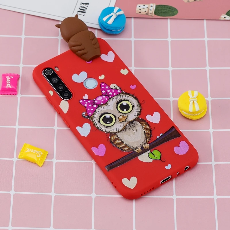 Redmi 8 8A Xiaomi Redmi Note 8T чехол 3D Kawaii панда Единорог силиконовый мягкий чехол для Funda Xiaomi Redmi Note 8 Pro Чехол для женщин