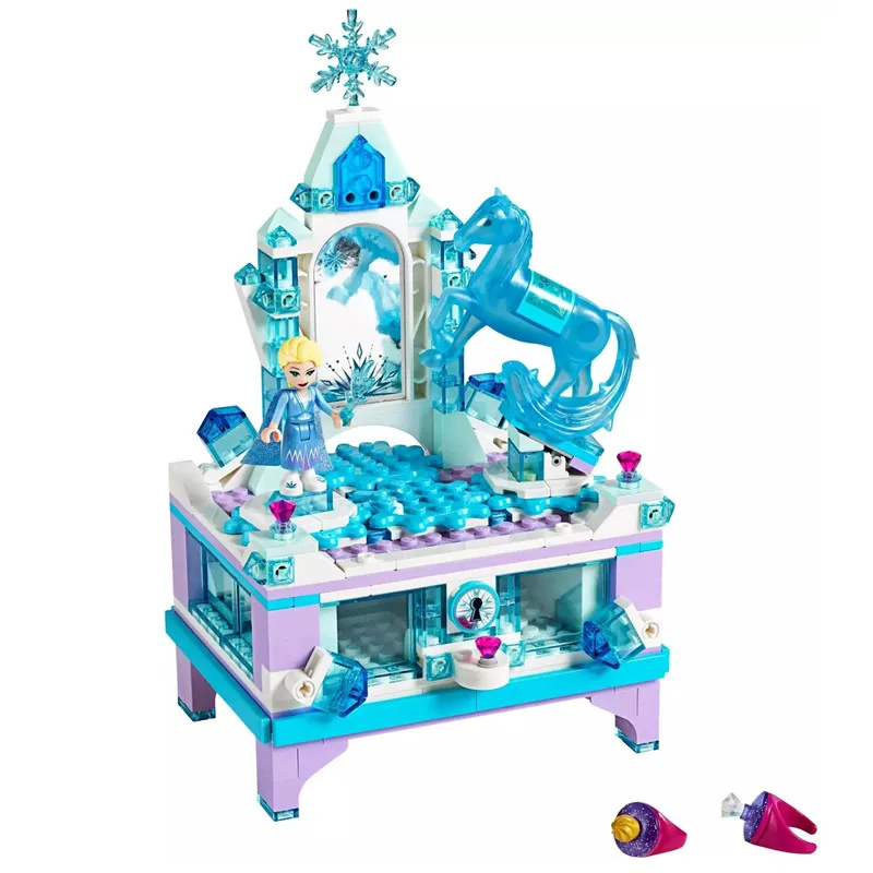 

2019 Friends Series Elsa Jewellery Box Figures Lepinblocks Toys For Girl Christmas Gifts Legoinglys 41168 Friends Frozeninglys 2