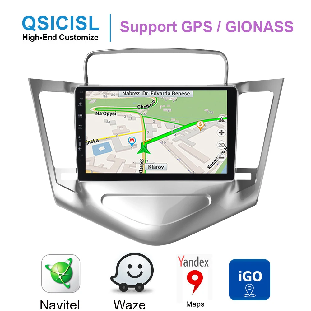 Clearance 9" IPS Android 8.1 car radio multimedia player for Chevrolet Cruze 2008-2015 car head unit 1 din quad core mirror link swc wifi 2