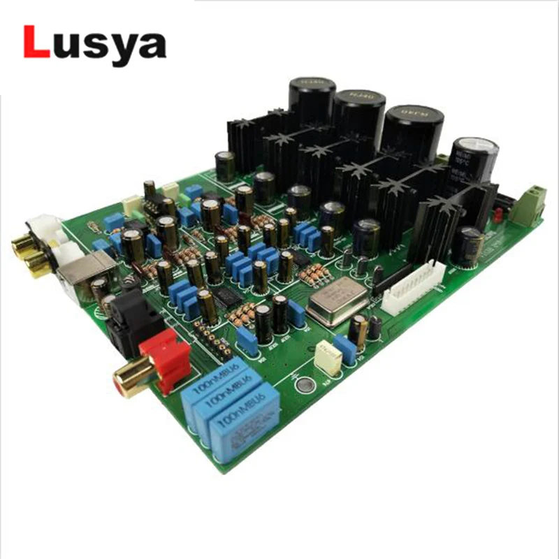 Special Product  dual-core WM8742 + AK4118 DAC audio decoder optical fiber coaxial audio decoder board 24bit 192K T1