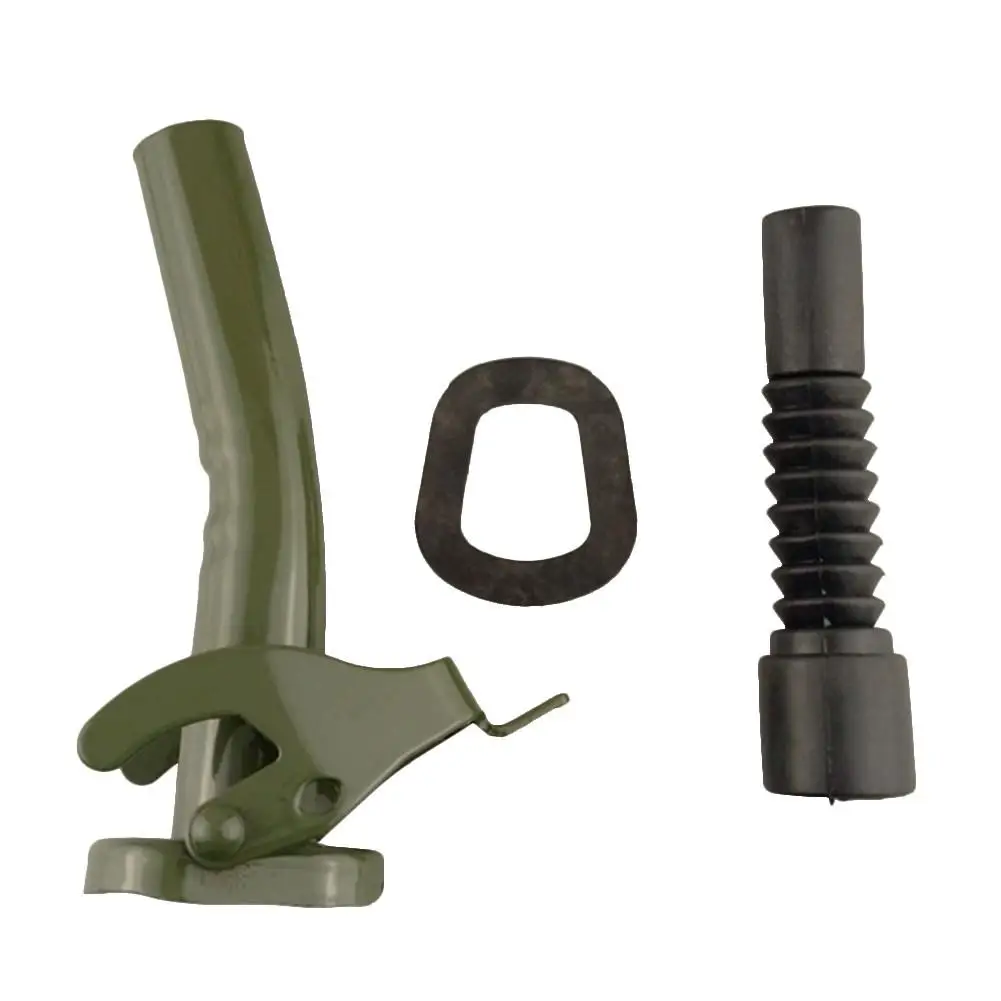 Jerry Can Pouring Spout Flexible Nozzle Petrol Fuel Seal 38cm + Sealing Gasket for 5/10/20 litre jerry cans