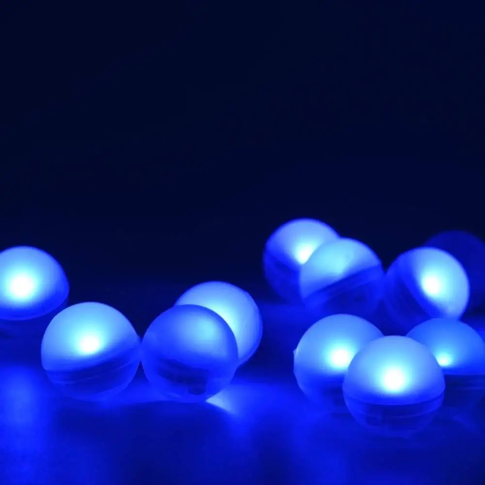 12Pcs/lot LED Pearl Ball Floating Vase Light Underwater Lights with Battery for Baby Shower Wedding Party Centerpiece Floral