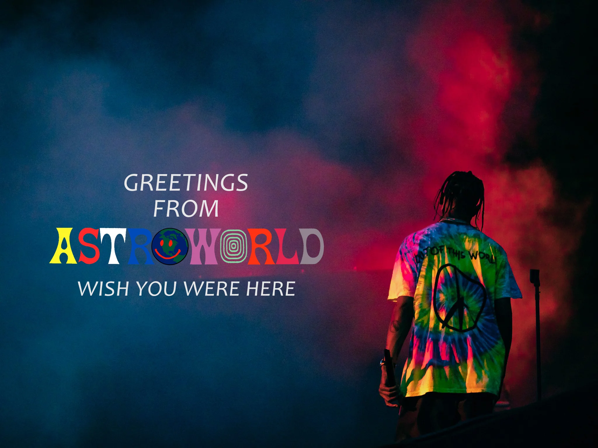 Travis Scott Astroworld Flag Any Size 3x5ft Flying Banner 100D