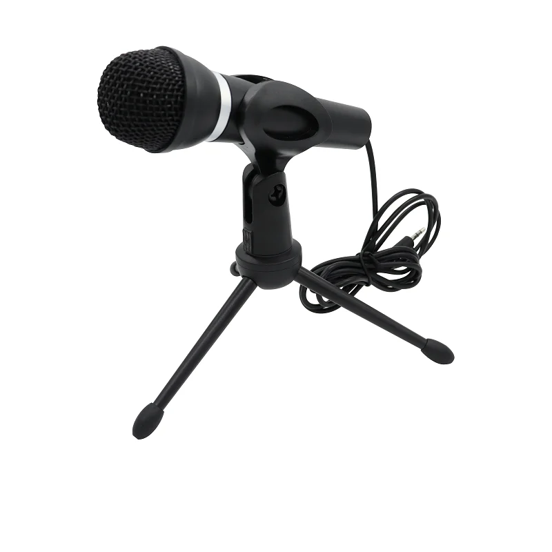 VOXLINK Microphone 3.5mm Wired Home Stereo Desktop Tripod MIC For PC YouTube Video Chatting Gaming Podcasting Recording Meeting gaming headphones with mic Microphones