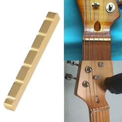 Guitar Spare Parts Brass TL Guitar Nut ST Guitar Brass Nuts For 6 String Electric Guitar Guitar Parts