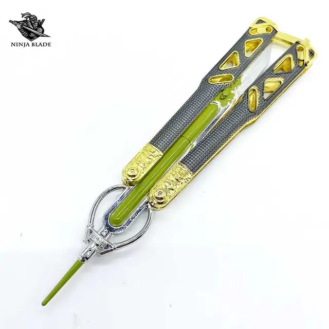 Couteau papillon Heirloom pour jeu, version Shoous, Apex, Octane, lame non  ouverte avec GT, accessoires d'entraînement, 21cm - AliExpress