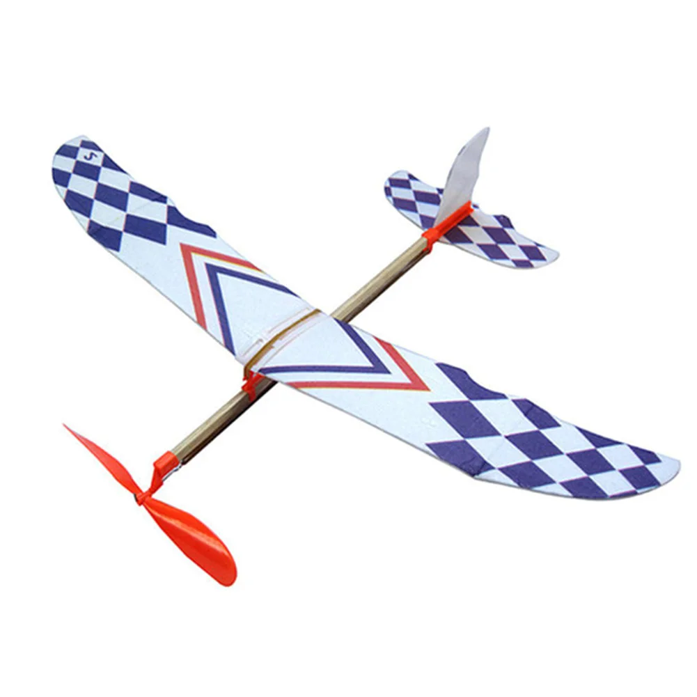 Rubber Band Airplane Novel Jet Glider model airplane Boys' toys learning machine Science Toys