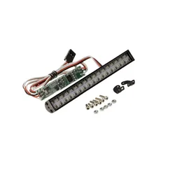 Lampe colorée de toit de voiture, Double rangée de lumière LED pour 1/10 et 1/8 RC, pièce de Modification pour pare chocs avant 