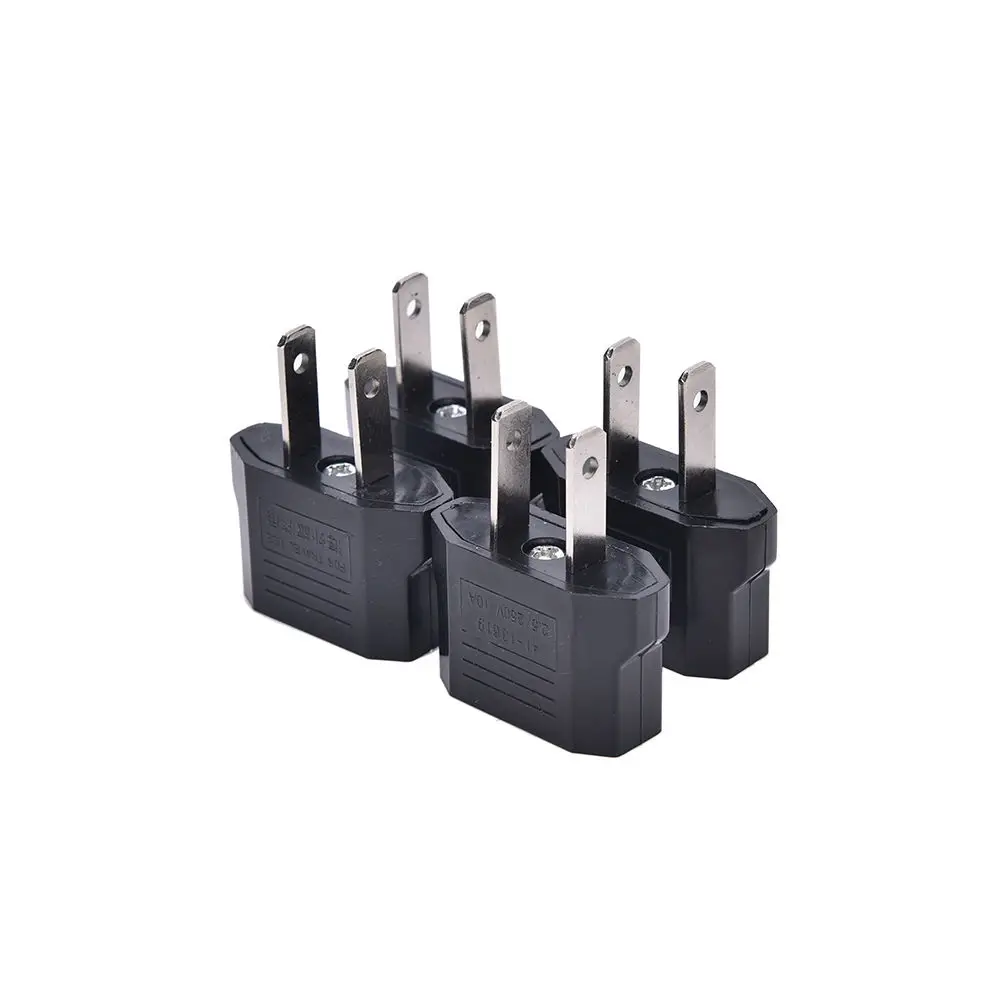 4pcs/lot European Euro EU To US USA Plug Travel Charger Outlet Converter Adapter AC Power | Электроника
