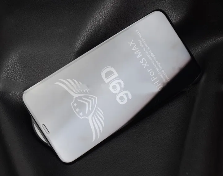 99D полное покрытие из закаленного стекла для iPhone 7 8 Plus X Xs Max XR glass для iPhone X Xs Max XR 7 8 Plus футляр для очков пленка