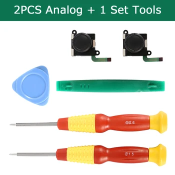 

2pcs Replacement 3D Analog Joystick Thumb Stick Replacement Tools Set For Nintendo Switch NS Joy-Con
