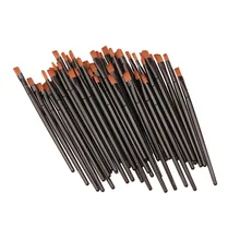 Ensemble de pinceaux à sourcils et à yeux, crayon de mélange, outils de maquillage, ombre à paupières, Mascara, 50 pièces/lot