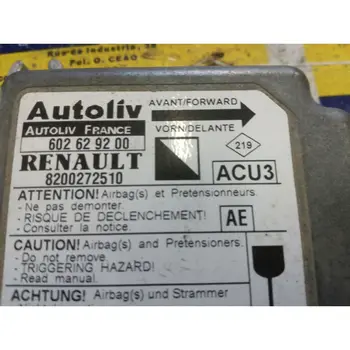

602629200 switchboard Airbag Renault Kangoo (f/kc0) *