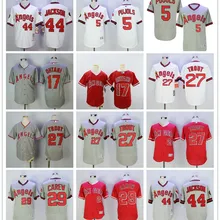 Для Мужчин's Лос-Анджелеса Майк Траут Shohei Ohtani Альберта Pujols Kole Lee Реджи Джексон стержень Карью FLEX Прохладный База Джерси