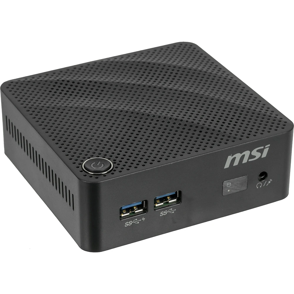 Неттоп MSI Cubi N 8GL-020XRU slim PS N5000/4Gb/SSD128Gb/UHDG 605/noOS/черный