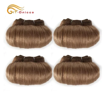 

Curly Human Hair Bundles Hair Extension Human 5 5 6 7 Inch Raw Indian Hair 27 T1B30 Natural Color